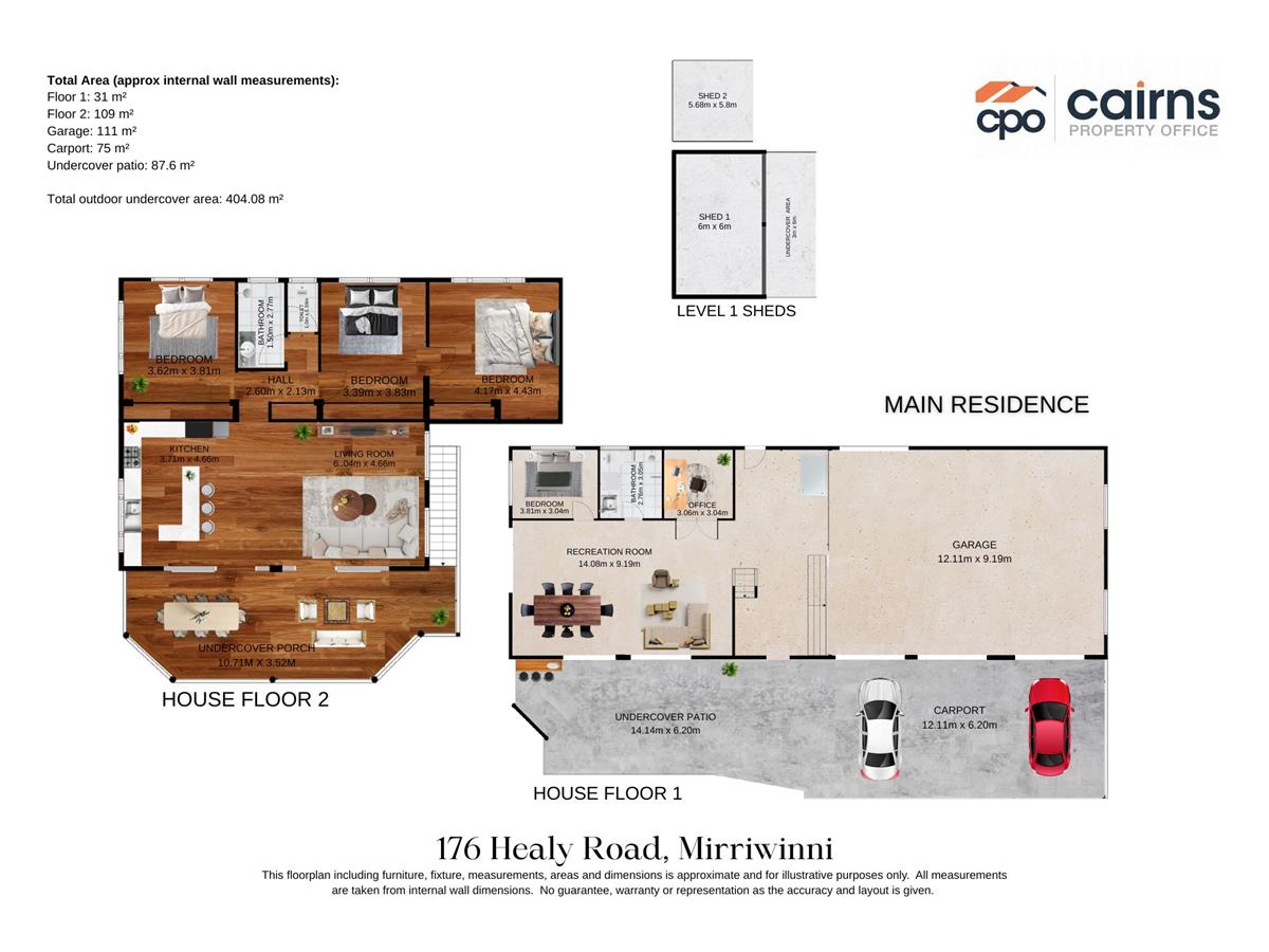 176 Healy Road, Mirriwinni For Sale by Farmbuy.com - floorplan 1