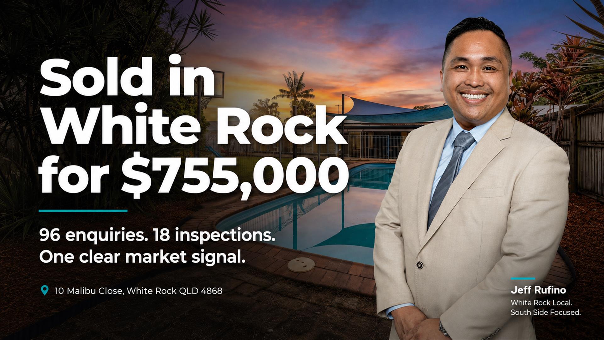 Blog: Sold – 10 Malibu Close, White Rock QLD 4868 | A $755,000 Result That Shows Exactly Where This Market Is Heading