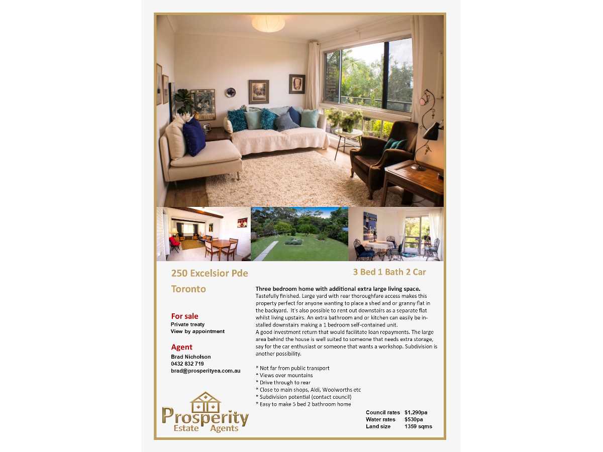 250 Excelsior Parade, Toronto NSW, 2283